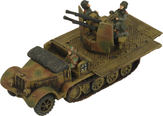Flames of War: German SD KFZ 7/1 Quad AA Platoon (Late War) - Image 5