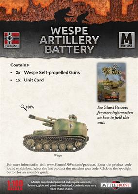 Flames of War: German Wespe Artillery Battery (Mid War) - Image 2