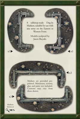 Flames of War: Log Emplacements - Dug In Markers - Image 2