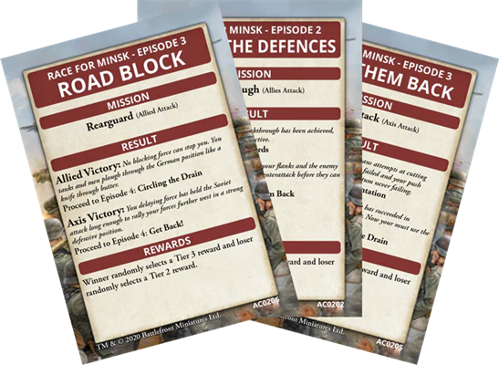 Flames of War: Race for Minsk - ACE Campaign Card Pack - Image 2