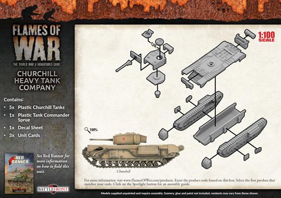 Flames of War: Soviet Churchill Heavy Tank Company (Mid War) - Image 2