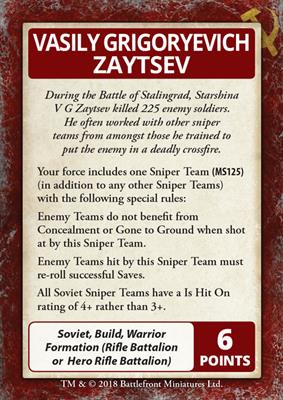 Flames of War: Soviet Enemy at the Gates Command Cards - Image 4