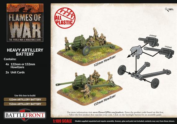 Flames of War: Soviet Heavy Artillery Battery (Late War) - Image 2