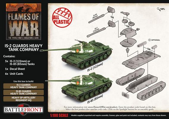 Flames of War: Soviet IS-2 Guards Heavy Tank Company (Late War) - Image 2