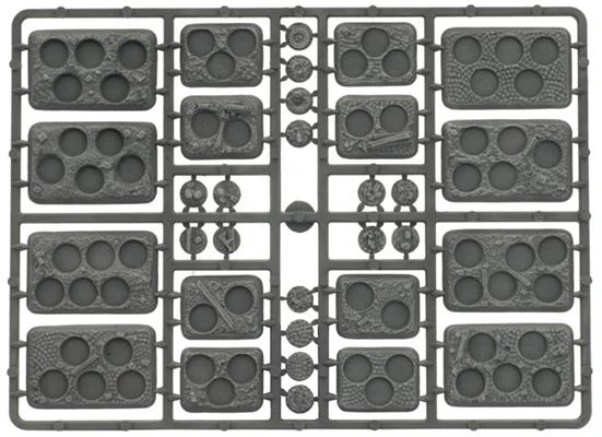 Flames of War: Soviet Plastic Bases - Rubble - Image 2