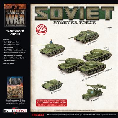 Flames of War: Soviet Starter Force - Tank Shock Group Army Deal (Late War) - Image 2
