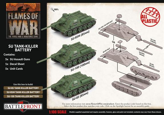 Flames of War: Soviet SU Tank-Killer Battery (Late War) - Image 2