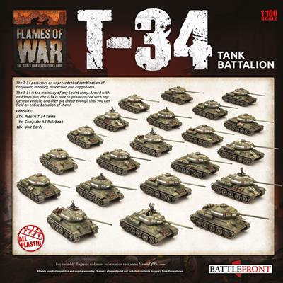Flames of War: Soviet T-34 Battalion Army Deal (Late War) - Image 2