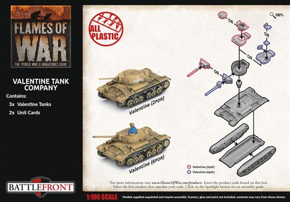Flames of War: Soviet Valentine Tank Company (Late War) - Image 2