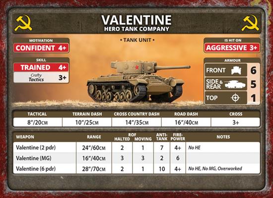 Flames of War: Soviet Valentine Tank Company (Late War) - Image 5