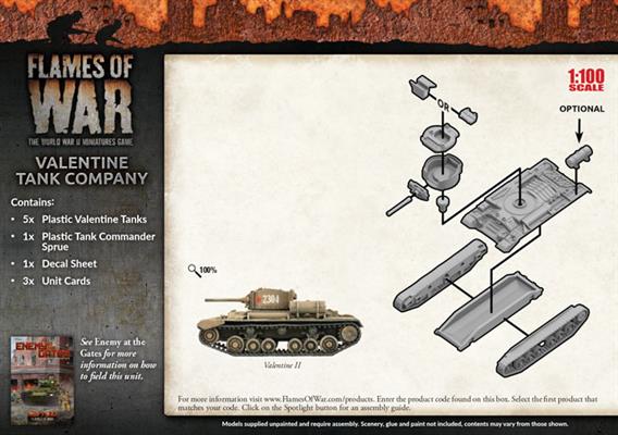 Flames of War: Soviet Valentine Tank Company (Mid War) - Image 2
