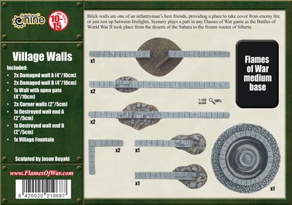 Flames of War: Village Walls - Image 2