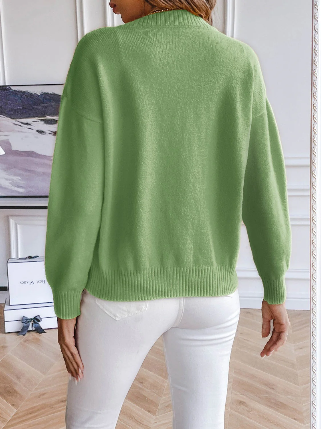 Floral Button Up Cardigan - Image 15