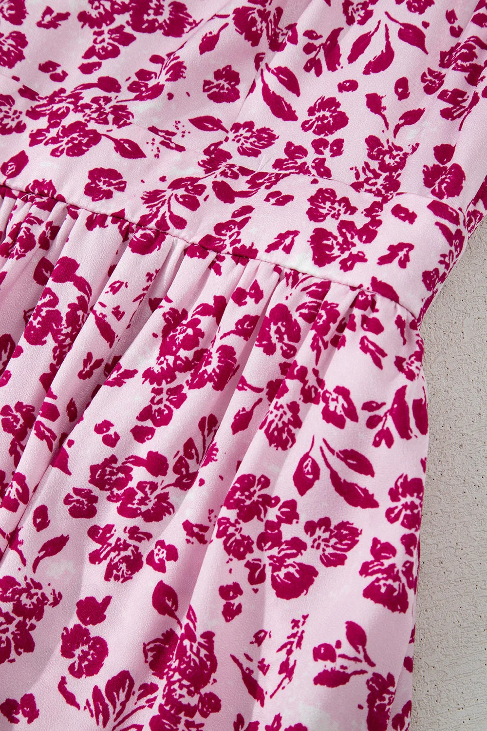 Floral Cutout Back Square Neck Maxi Dress - Image 10