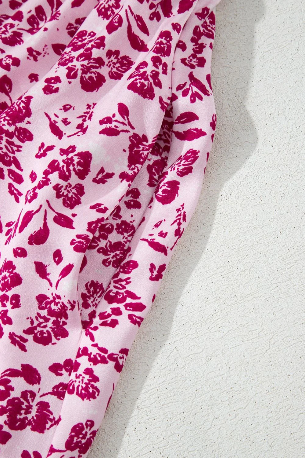 Floral Cutout Back Square Neck Maxi Dress - Image 11