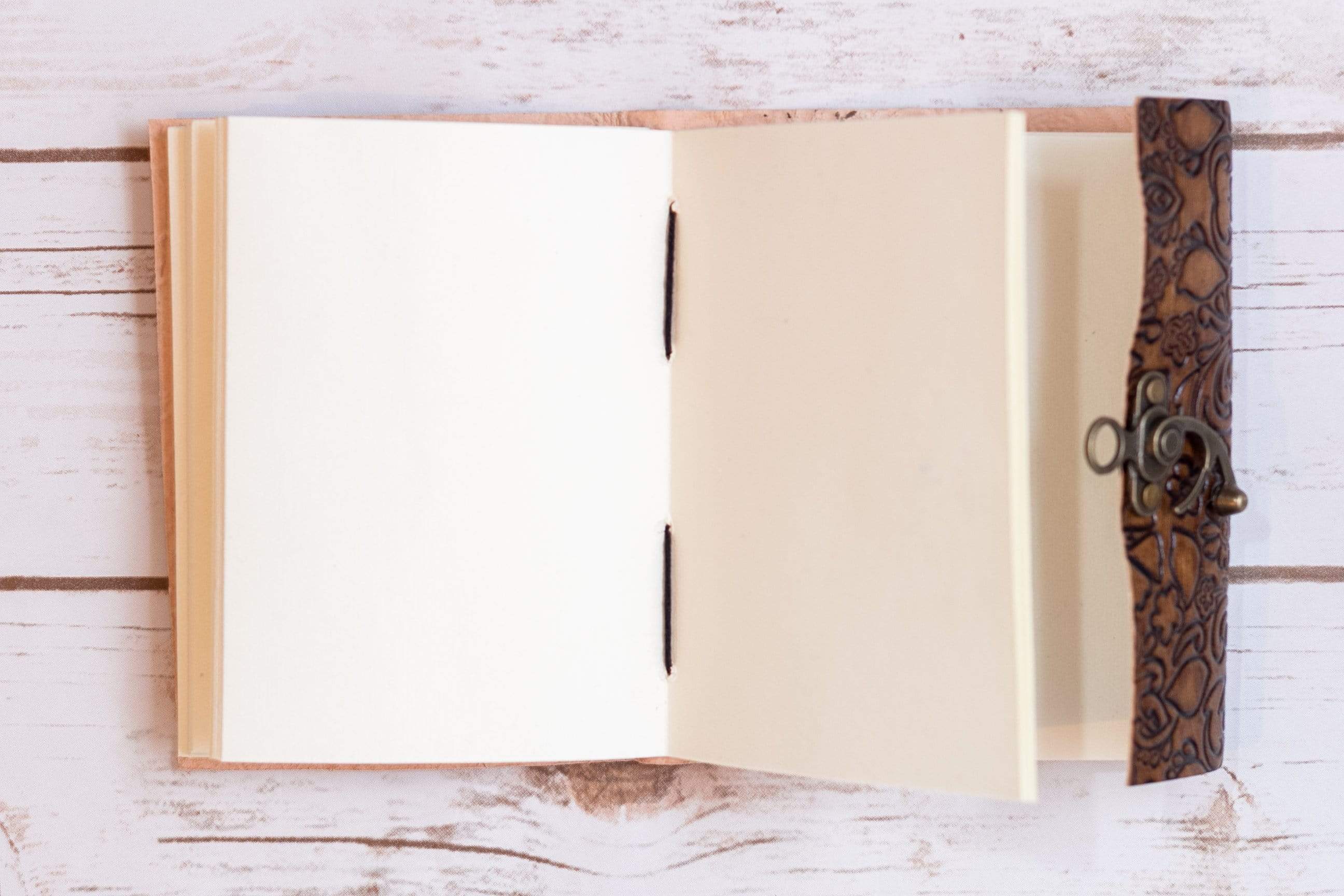 Floral Embossed Latch Journal by Soothi - Image 3