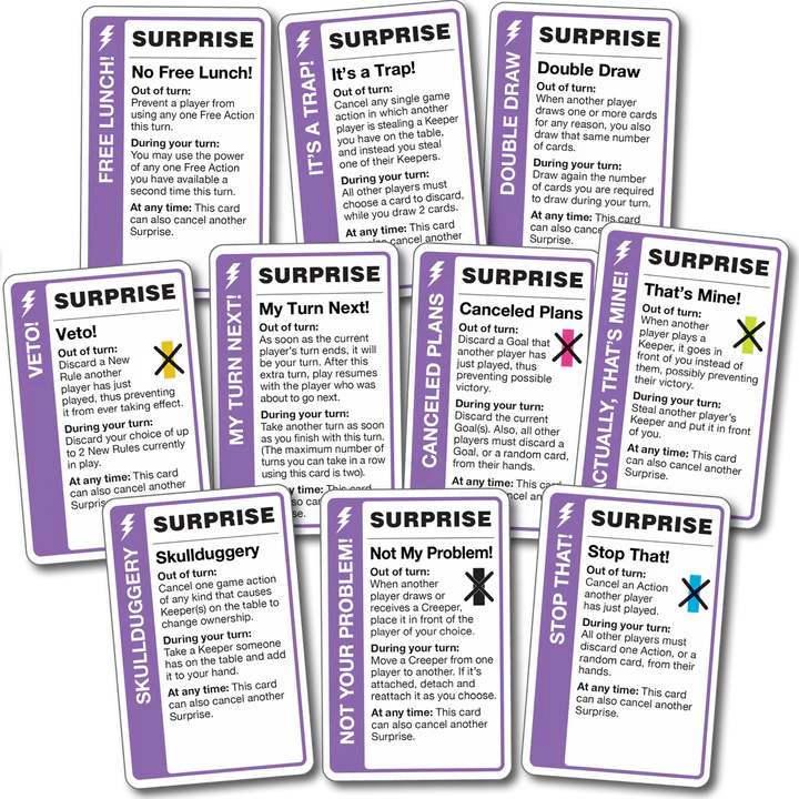Fluxx: More Suprises Expansion Deck - Image 2