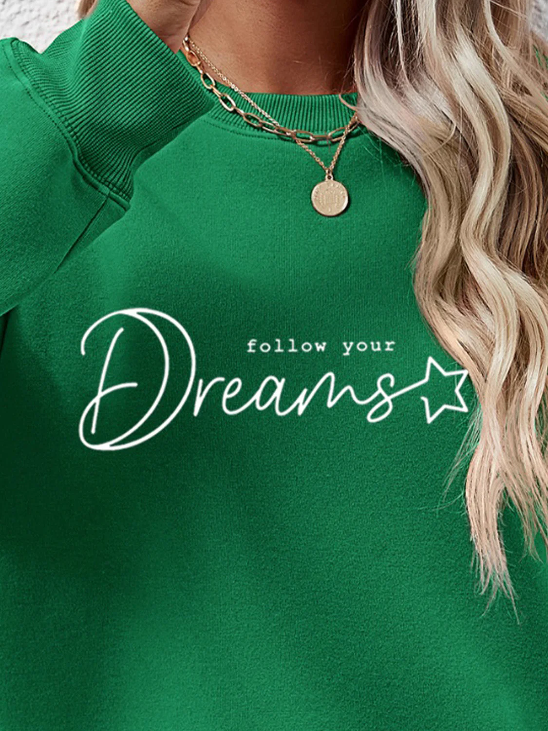 FOLLOW YOUR DREAMS Graphic Sweatshirt - Image 20
