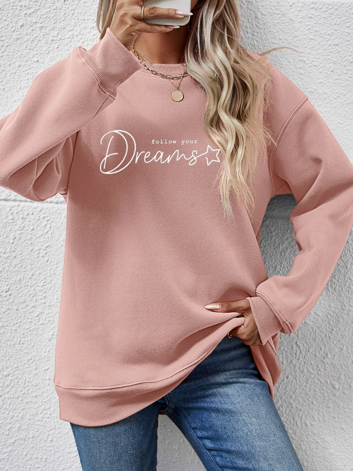 FOLLOW YOUR DREAMS Graphic Sweatshirt - Image 22