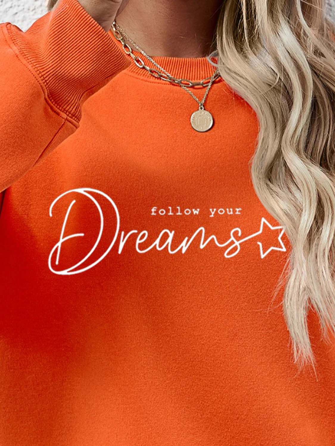 FOLLOW YOUR DREAMS Graphic Sweatshirt - Image 26