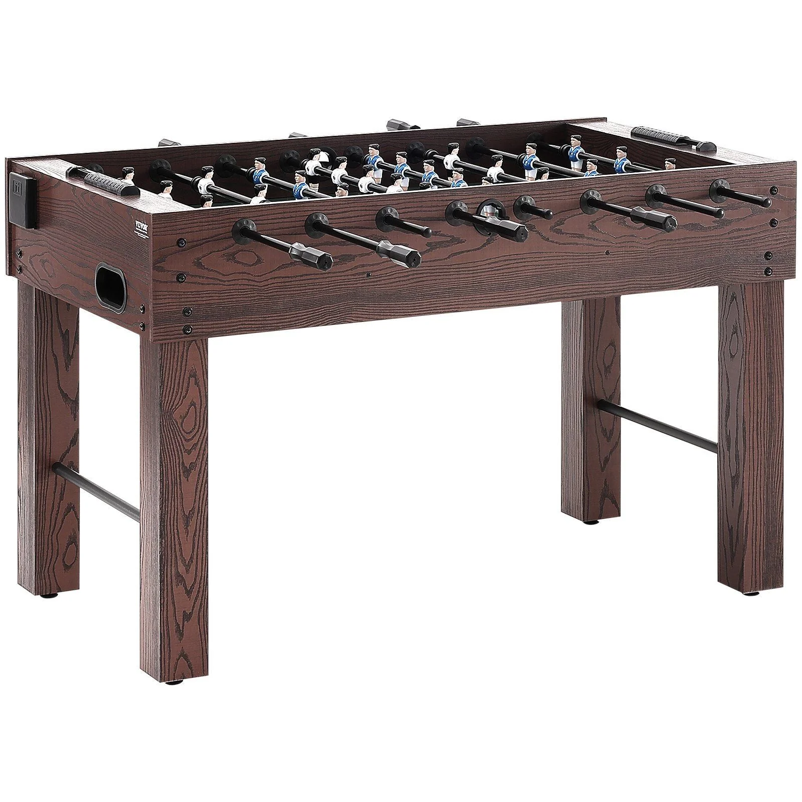 Foosball Table, 55 inch Standard Size Foosball Table, Indoor Full Size Foosball Table for Home, Family, and Game Room, Soccer with Foosball Table Set, Includes 4 Balls and 2 Cup Holders - Image 2