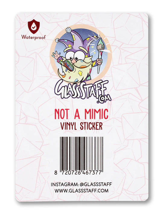Forged Gaming: Sticker - Die Cut Vinyl - Waterproof - 3.5" - Not a Mimic - Image 2