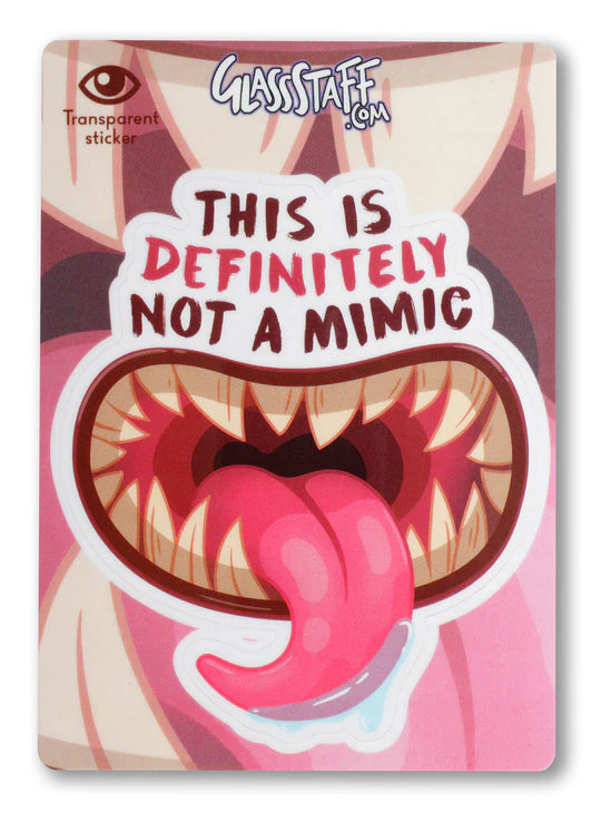 Forged Gaming: Sticker - Die Cut Vinyl - Waterproof - 3.5" - Not a Mimic - Image 3