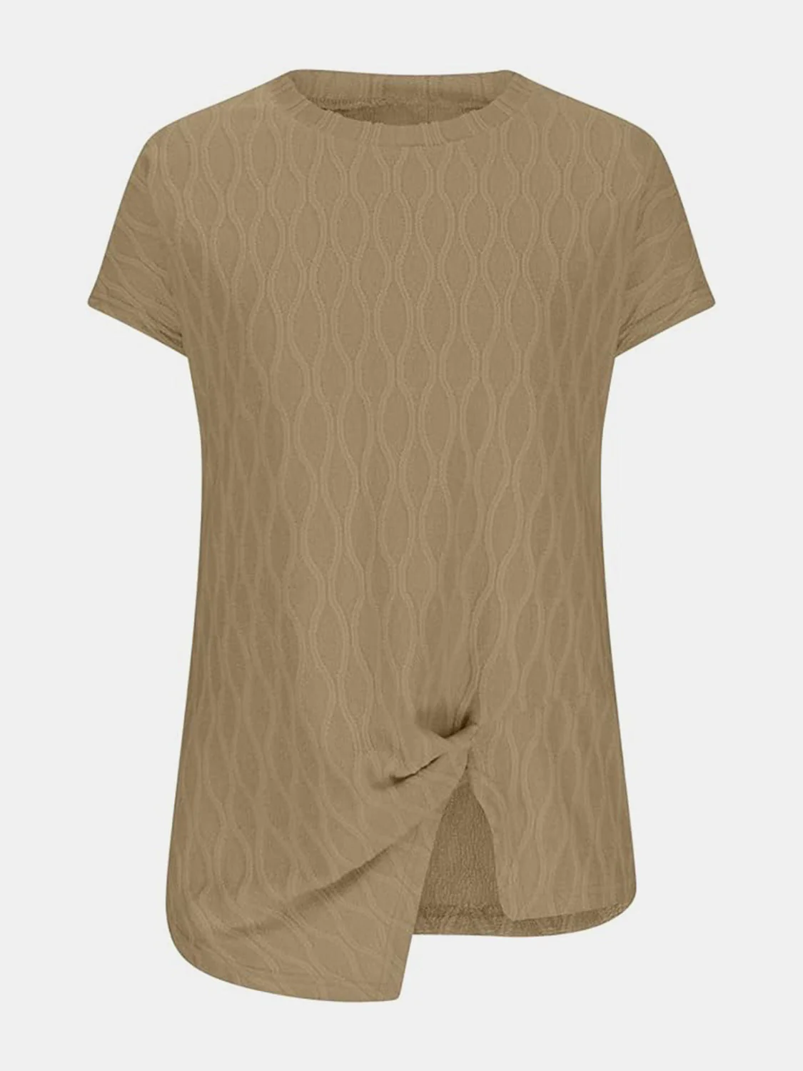 Full Size Round Neck Short Sleeve T-Shirt - Image 10