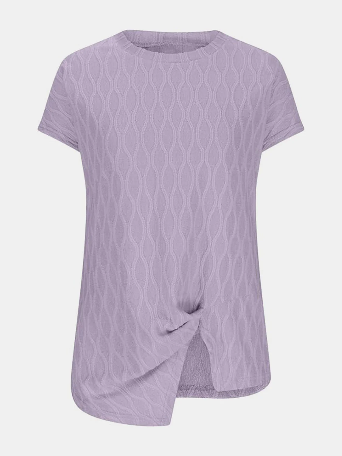 Full Size Round Neck Short Sleeve T-Shirt - Image 21