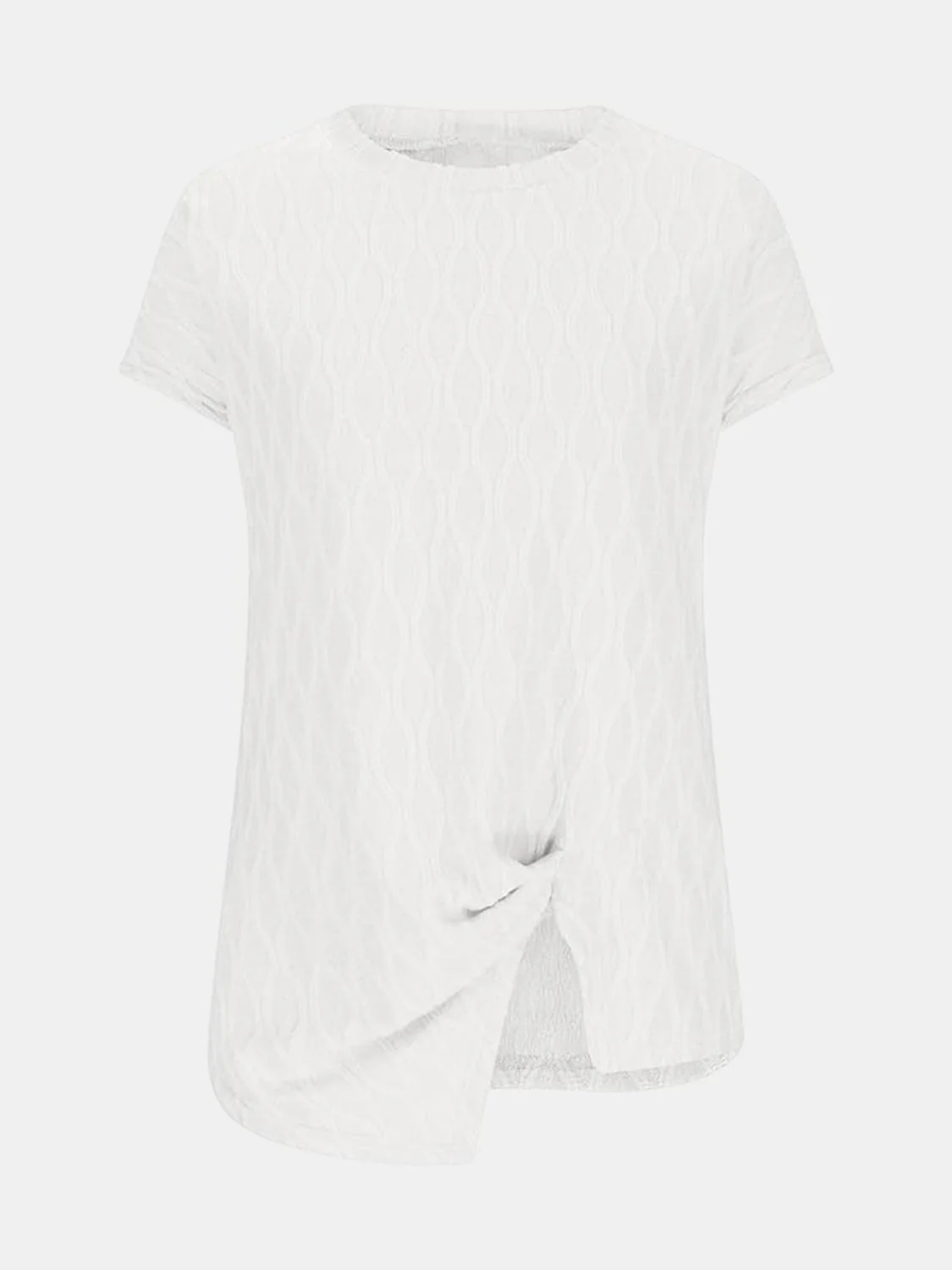 Full Size Round Neck Short Sleeve T-Shirt - Image 3