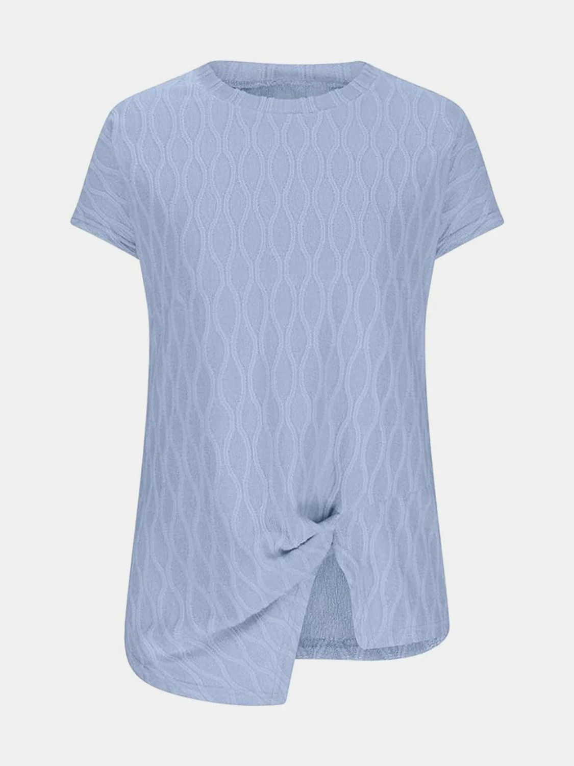 Full Size Round Neck Short Sleeve T-Shirt - Image 7