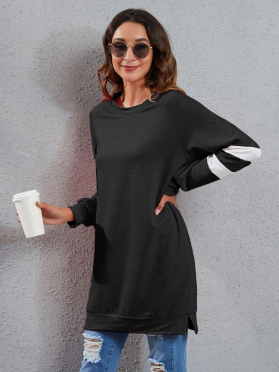 Full Size Striped Round Neck Long Sleeve T-Shirt - Image 10