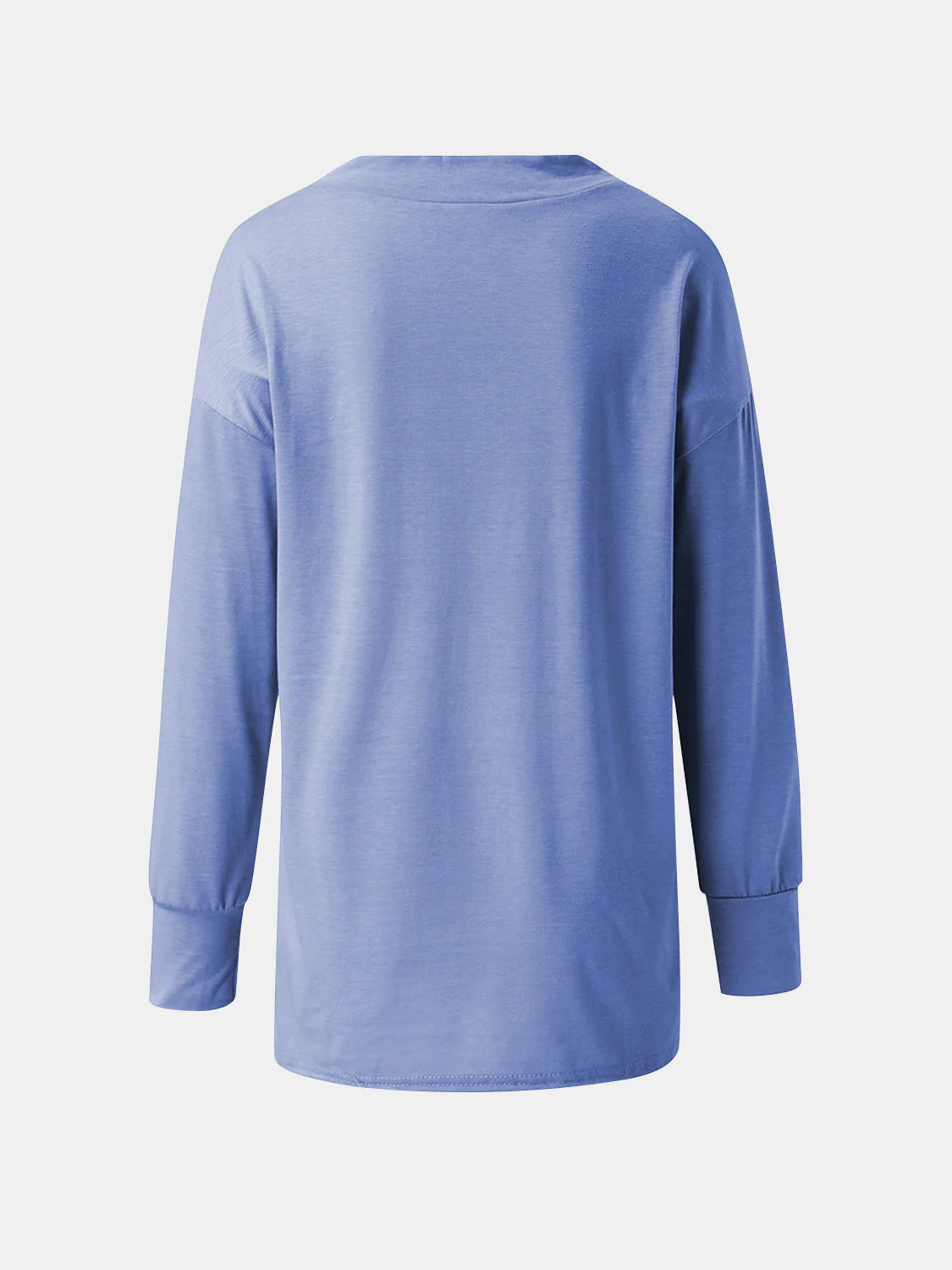 Full Size V-Neck Long Sleeve T-Shirt - Image 6