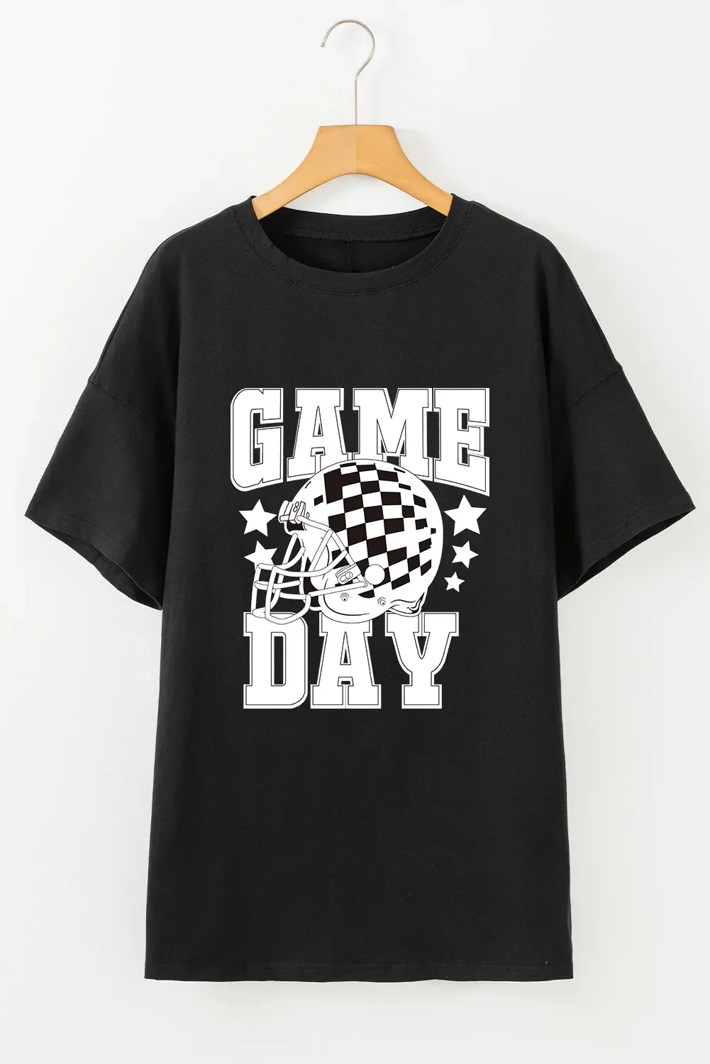 GAME DAY Round Neck Short Sleeve T-Shirt - Image 3