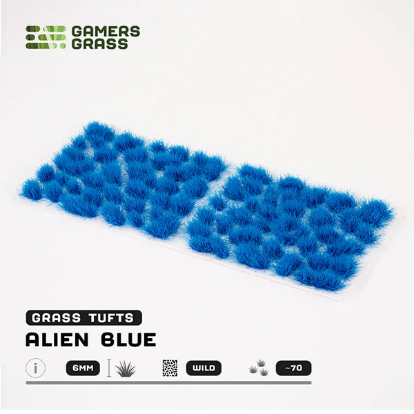 Gamers Grass Tufts: Alien Tufts- Blue 6mm- Wild - Image 2
