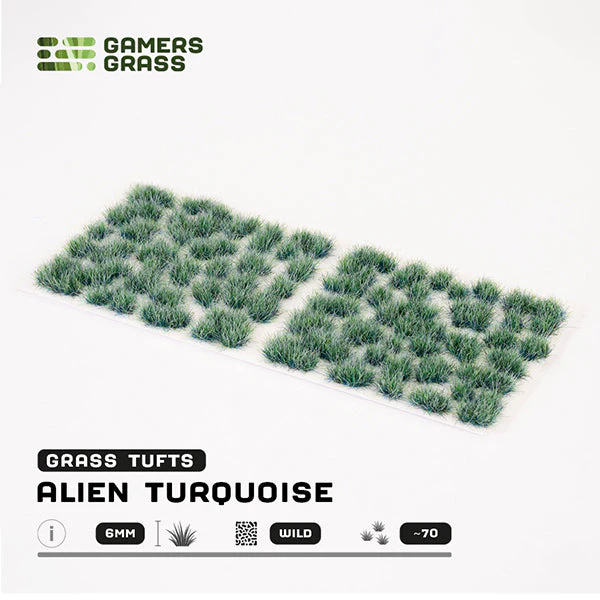 Gamers Grass Tufts: Alien Tufts- Turquoise 6mm- Wild - Image 2