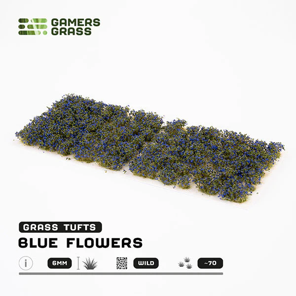 Gamers Grass Tufts: Blue Flowers- Wild - Image 2