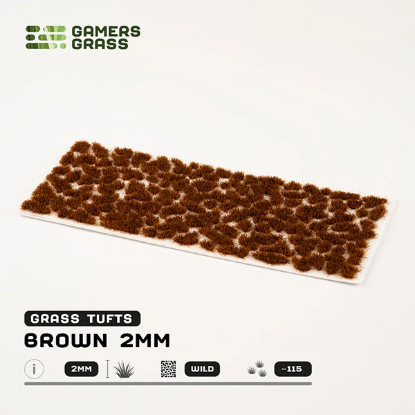 Gamers Grass Tufts: Brown 2mm- Wild - Image 2