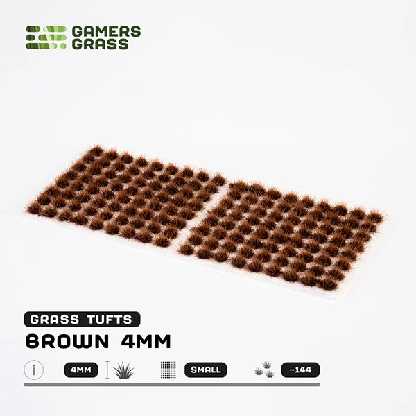 Gamers Grass Tufts: Brown 4mm- Small - Image 2