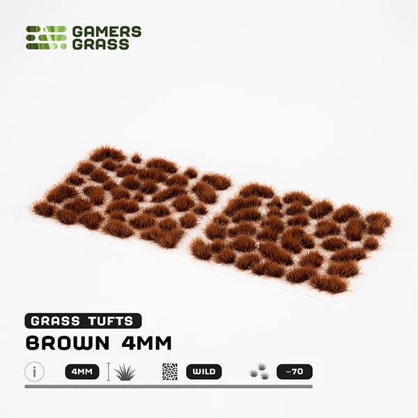 Gamers Grass Tufts: Brown 4mm- Wild - Image 2