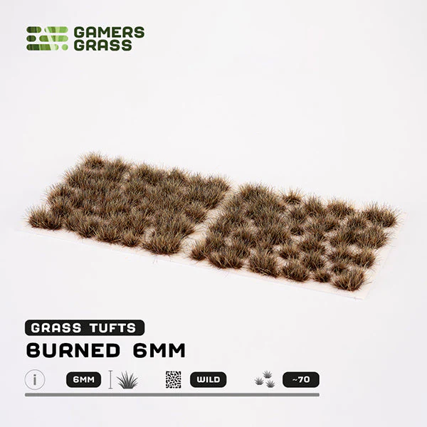 Gamers Grass Tufts: Burned Tufts 6mm- Wild - Image 2