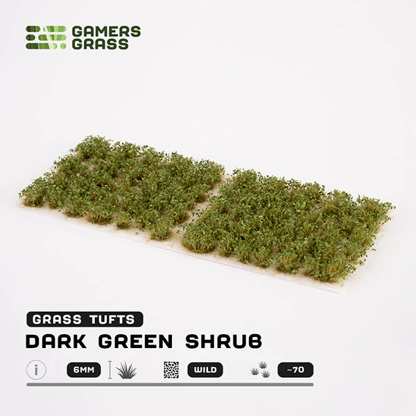 Gamers Grass Tufts: Dark Green Shrubs- Wild - Image 2
