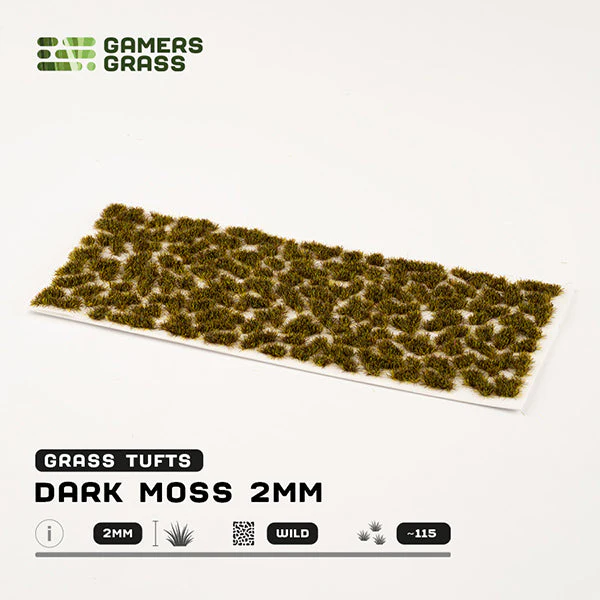 Gamers Grass Tufts: Dark Moss 2mm- Wild - Image 2