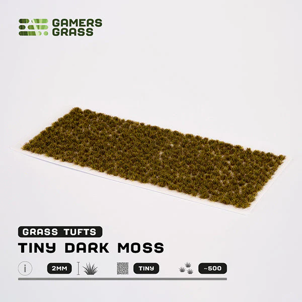 Gamers Grass Tufts: Dark Moss- Tiny - Image 2