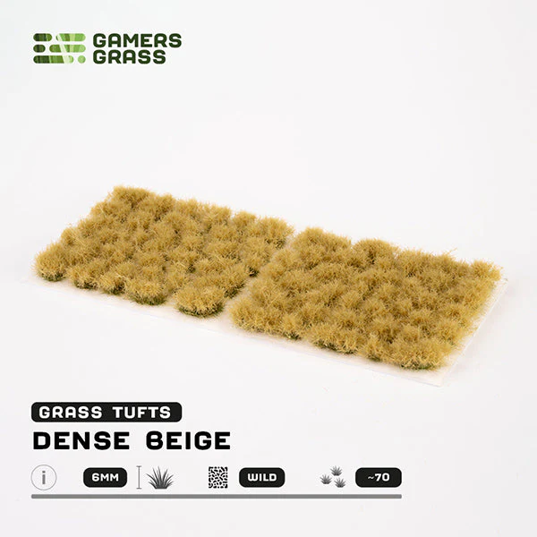 Gamers Grass Tufts: Dense Beige 6mm- Wild - Image 2
