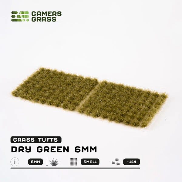Gamers Grass Tufts: Dry Green 6mm- Small - Image 2