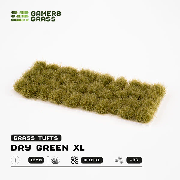 Gamers Grass Tufts: Dry Green XL 12mm- Wild XL - Image 2