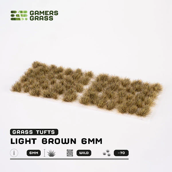 Gamers Grass Tufts: Light Brown 6mm- Wild - Image 2