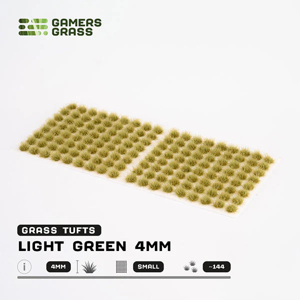 Gamers Grass Tufts: Light Green 4mm- Small - Image 2