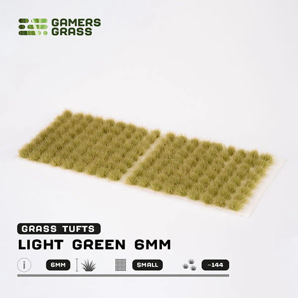 Gamers Grass Tufts: Light Green 6mm- Small - Image 2